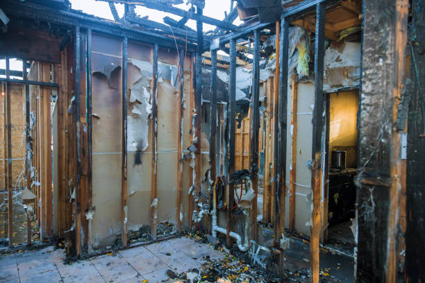 Professional Emergency Fire Cleanup technician working in Santa Cruz, CA